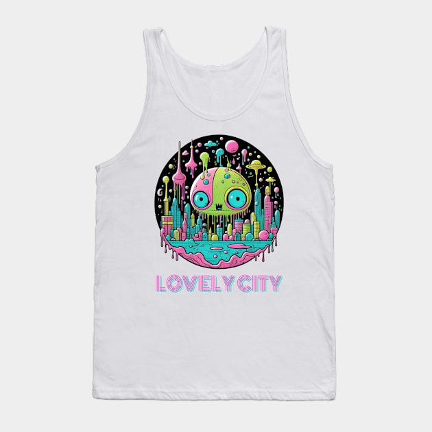 Lovely City Tank Top by Asu Tropis